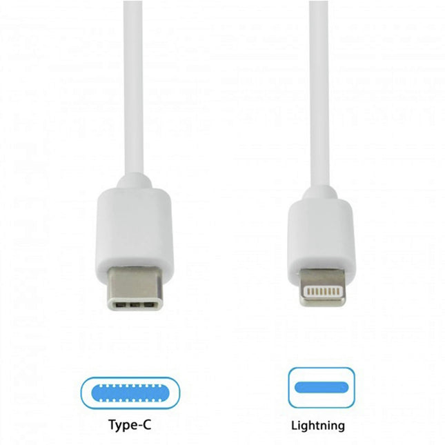 GRABN GO - Charging- and Data cable - USB-C (Male) - Lightning (Male) - 3.0 m image