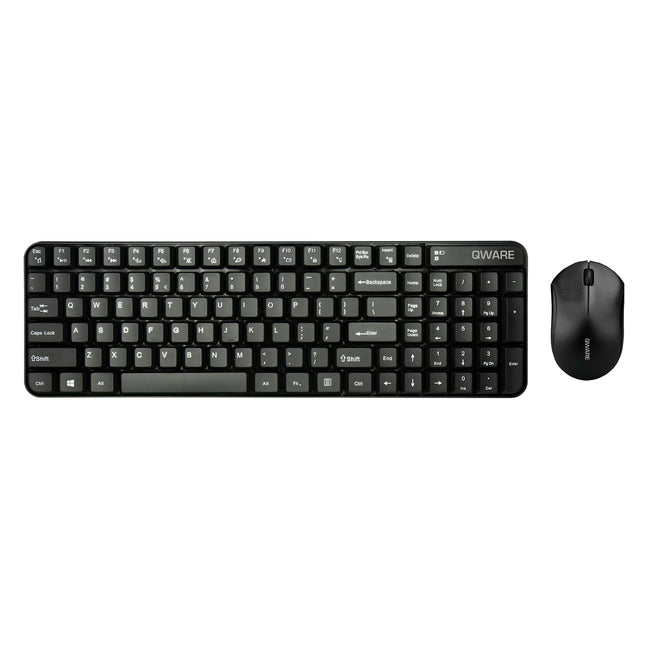QWARE - Mouse and Keyboard - Waterford - Wireless - USB-A/C image