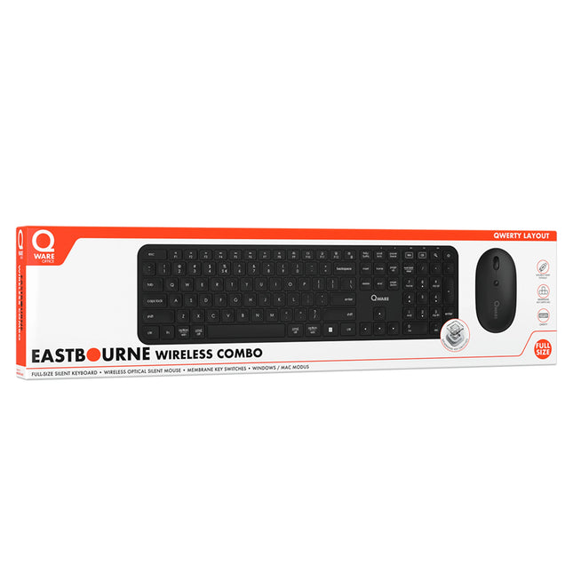 QWARE - Mouse and Keyboard - Eastbourne - Wireless - USB-A/C image