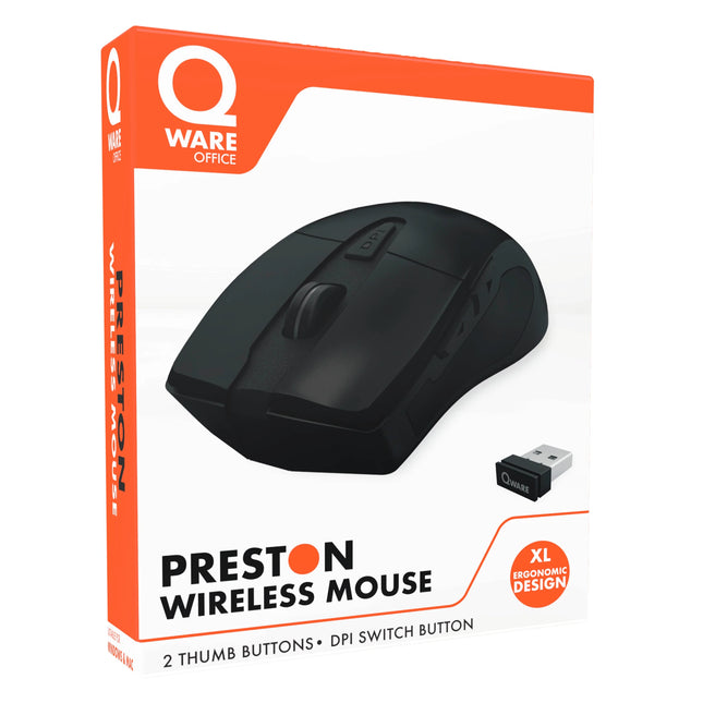 QWARE - Mouse - Preston XL - Wireless - USB-A image