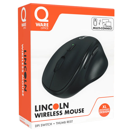 QWARE - Mouse - Lincoln - Wireless - USB-C | Bluetooth image