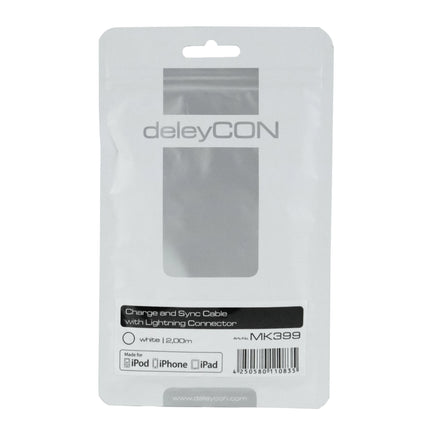 DELEYCON - Charging- and Data cable - USB-A (Male) - Lightning (Male) - 2.0 m image