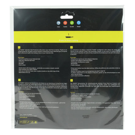 NOSTIK - Protective mats - Ø 27 cm - Black - 4 Pieces image