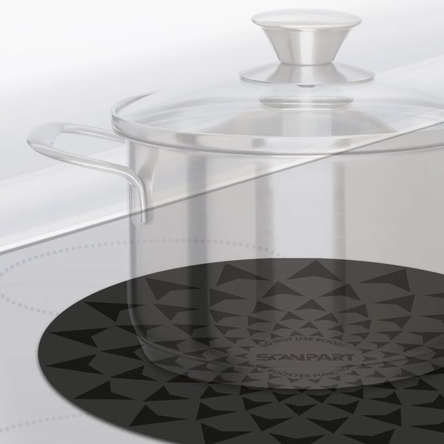 SCANPART - Protective mats - Ø 20 cm - Ø 26 cm - Black - 4 Pieces image