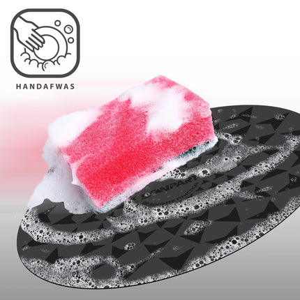 SCANPART - Protective mats - Ø 20 cm - Ø 26 cm - Black - 4 Pieces image