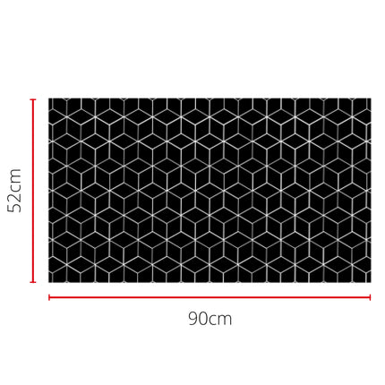 SCANPART - Protective mats - 90 cm x 52 cm - Black image