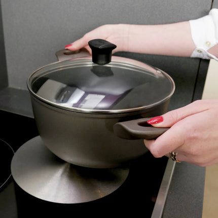 SCANPART - Induction adapter plate - Ø 22 cm - Stainless steel image