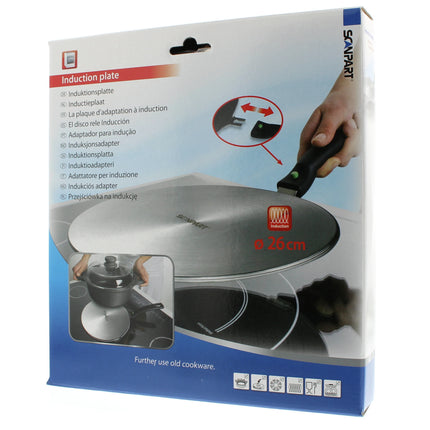 SCANPART - Induction adapter plate - Ø 26 cm - Stainless steel image