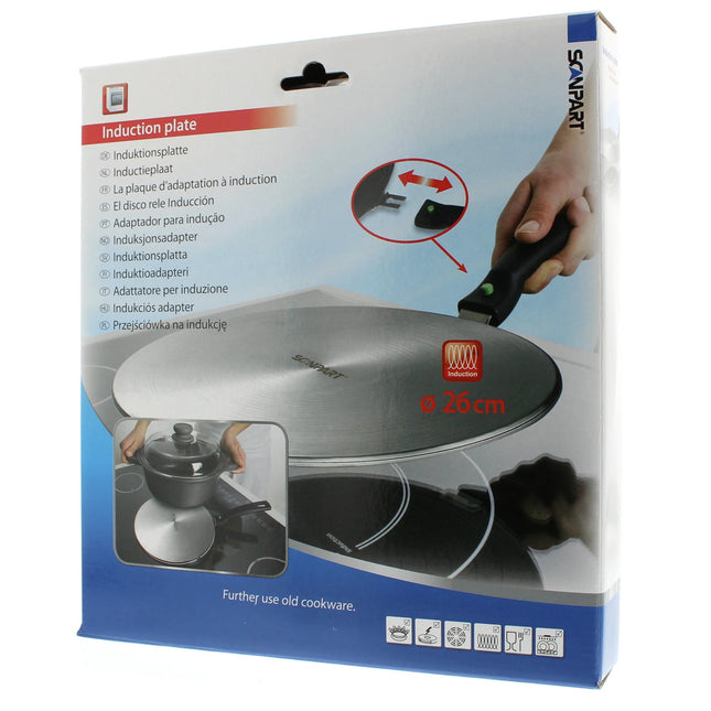 SCANPART - Induction adapter plate - Ø 26 cm - Stainless steel image