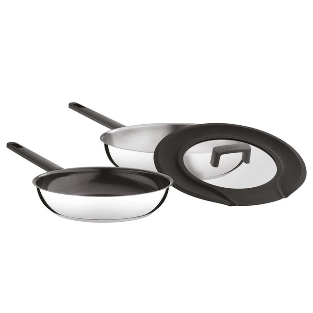 BERGHOFF - Cookware Set - Downdraft-Friendly - 3-Piece - Stainless Steel image
