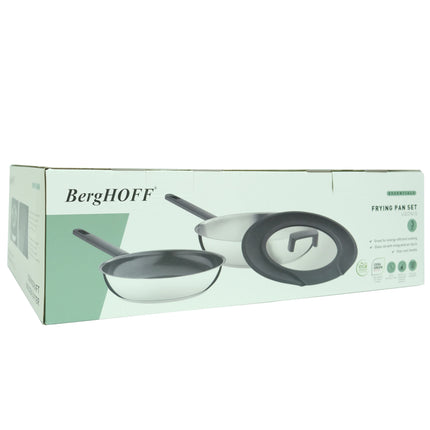 BERGHOFF - Cookware Set - Downdraft-Friendly - 3-Piece - Stainless Steel image