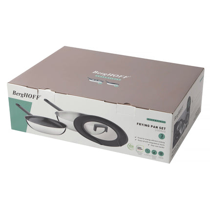 BERGHOFF - Cookware Set - Downdraft-Friendly - 3-Piece - Stainless Steel image