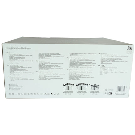 BERGHOFF - Cookware Set - Downdraft-Friendly - 6-Piece - Stainless Steel image