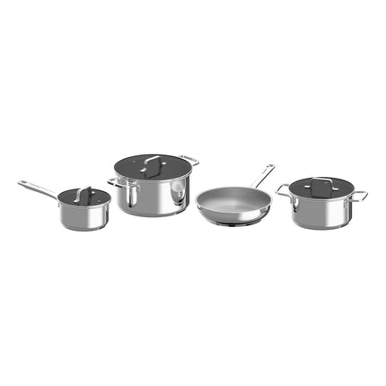 BERGHOFF - Cookware Set - Downdraft-Friendly - 7-Piece - Stainless Steel image