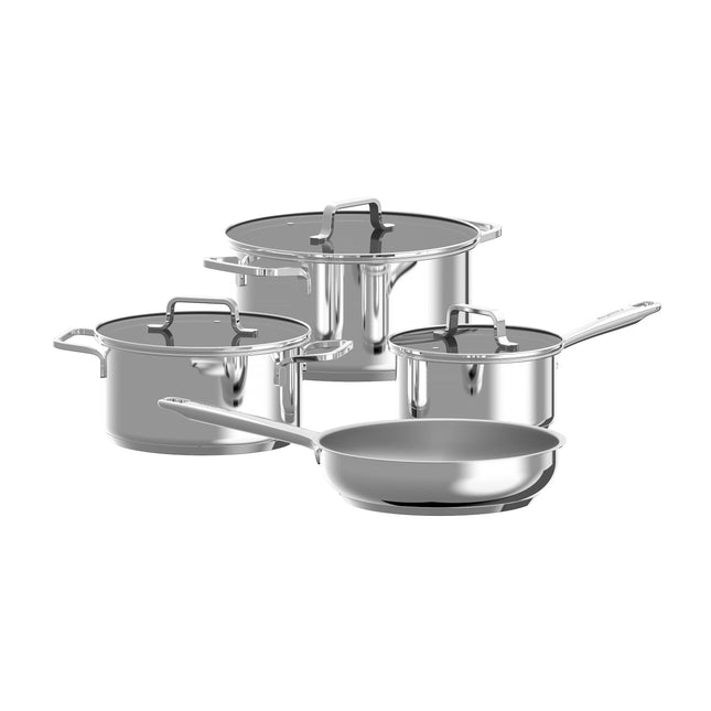 BERGHOFF - Cookware Set - Downdraft-Friendly - 7-Piece - Stainless Steel image