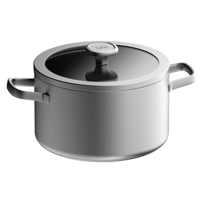 BERGHOFF - Saucepan - Ø24 cm - Stainless steel - With lid - Stainless steel image