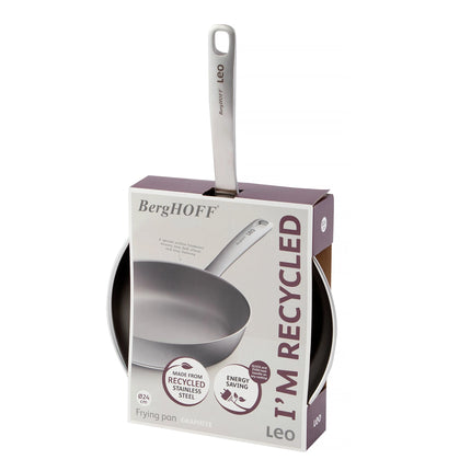 BERGHOFF - Frying Pan/Roasting Pan - Leo - Ø24 cm - Stainless Steel image