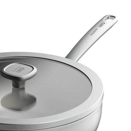 BERGHOFF - Wok - Leo - Ø28 cm - With Lid - Stainless Steel image