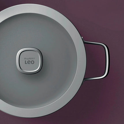 BERGHOFF - Wok - Leo - Ø28 cm - With Lid - Stainless Steel image