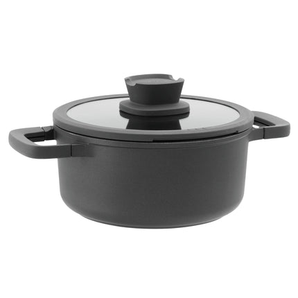 BERGHOFF - Saucepan - Leo Stone+ - Ø20 cm - With lid - Aluminum image