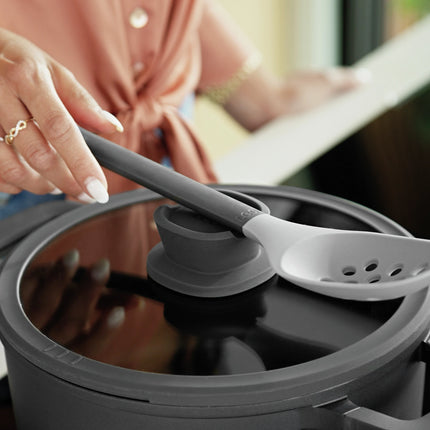 BERGHOFF - Saucepan - Leo Stone+ - Ø24 cm x 14 cm - With lid - Aluminum image