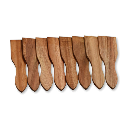 KESPER - Raclette Spatulas / Gourmet Spatulas - Wood - 8 Pieces image