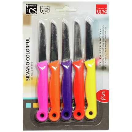 CS - Peeling Knives - 5 Pieces - Assorted image
