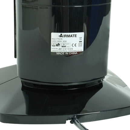 AIRMATE - Fan - Black - Column Model - Rotatable - 3 Speeds - With Timer & Remote Control image