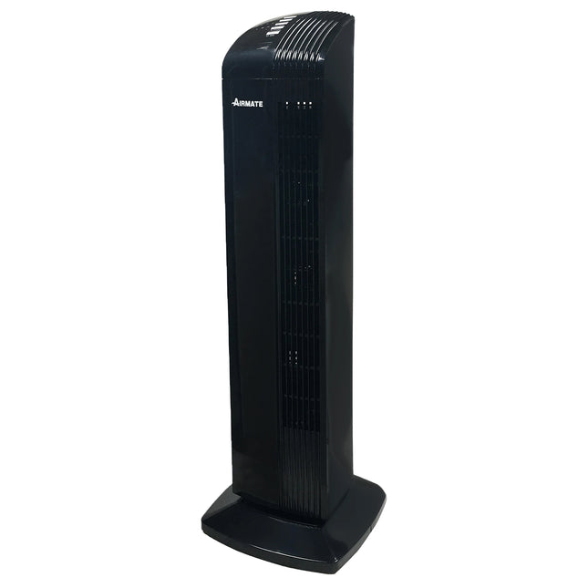 AIRMATE - Fan - Black - Column Model - Rotatable - 3 Speeds - With Timer & Remote Control image