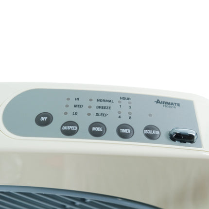 AIRMATE - Fan - Beige - Box Model - Rotatable - 3 Speeds - With Timer & Remote Control image