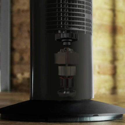 CECOTEC - Fan - Black - Column Model - 84 cm - Rotatable - 3 Speeds - With Timer & Remote Control image