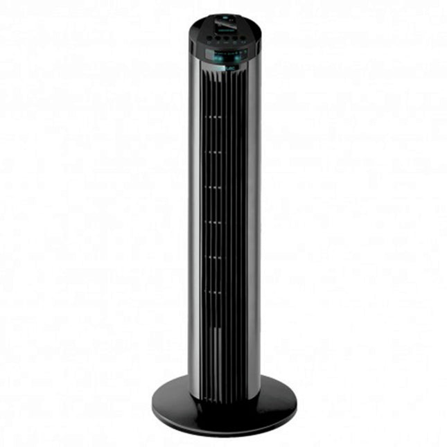 CECOTEC - Fan - Black - Column Model - 84 cm - Rotatable - 3 Speeds - With Timer & Remote Control image