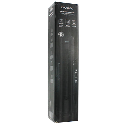 CECOTEC - Fan - Black - Column Model - 102 cm - Rotatable - 3 Speeds - With Timer & Remote Control image
