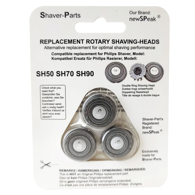 SHAVER-PARTS - SH50, SH70 & SH90 - Shaver attachment - 3 Pieces image