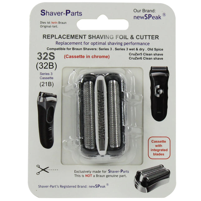 SHAVER-PARTS - cassette silver series 3 - 32S image