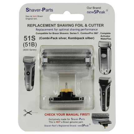 SHAVER-PARTS - combipack silver 8000 series - 51S image