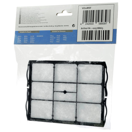 BOSCH SIEMENS Motorfilter VZ01MSF image
