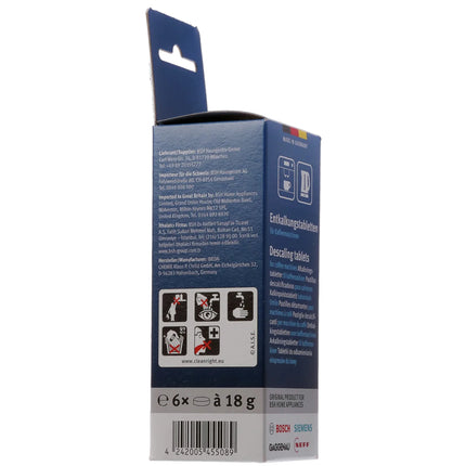 BOSCH SIEMENS - Descaler  - Tablet Multi pack - 6 Pieces of 18 g image