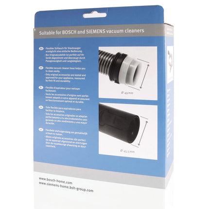 BOSCH SIEMENS Vacuum cleaner hose Clickring - Machine Connection 32 mm  - 1.5 m image