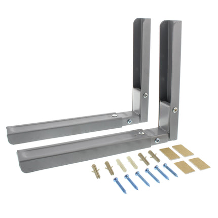 SCANPART - Magnetron brackets - Silver - 22.5 cm x 36.5-35 cm - up to 50KG image