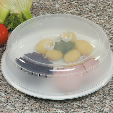 SCANPART - Magnetron cover dish - Transparent - 26.5 cm image