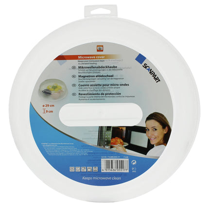 SCANPART - Magnetron cover dish - Transparent - 29 cm image