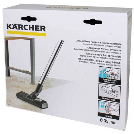 KARCHER Combi Brush  - 26 cm - Polyester Brush  - 35 mm Nozzle Connection image