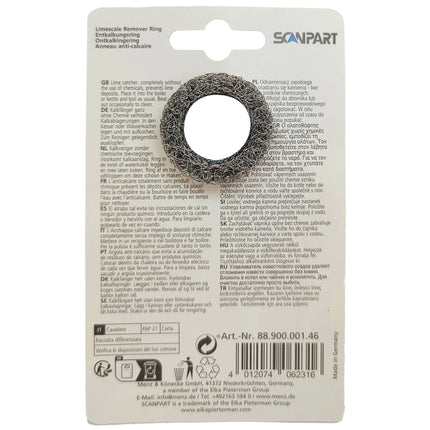 SCANPART - Descaler Ring - RVS - Applicable to Kettles image