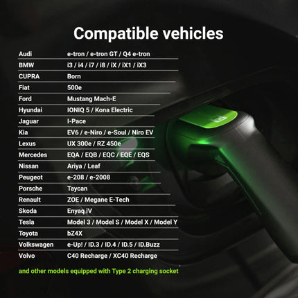 GREEN CELL - Car charging cable - Type 2 - 11Kw - 5m - 3Phase image