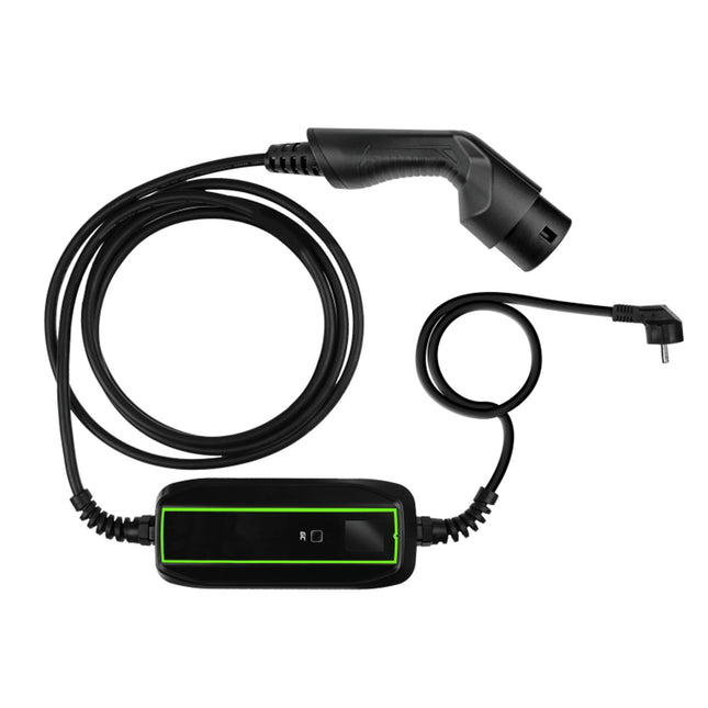 GREEN CELL - Car charging cable - 220V to Type2 - 3.6Kw - 6.5m - 10A image