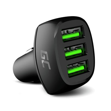 GREEN CELL - Car charger - 3x USB - 54W image