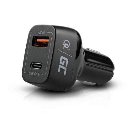 GREEN CELL - Car charger - 1x USB-C & 1x USB-A image
