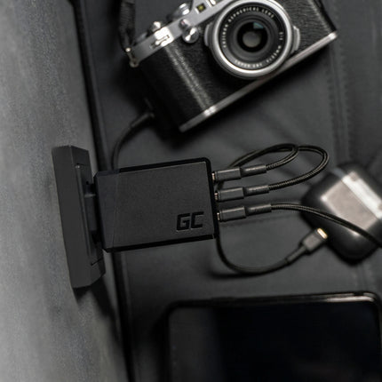 GREEN CELL - Charger - 30W - 3x USB-A - Black image