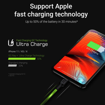 GREEN CELL - Charging and data cable - USB-A (Male) - Lightning (Male) - Set - 3 Pieces - 30 cm|1.2 m|2 m image